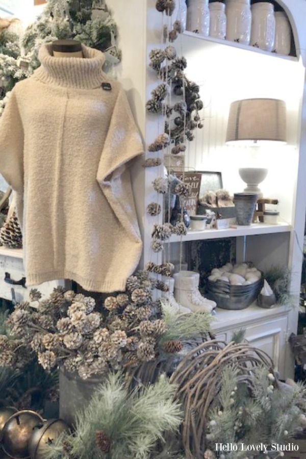 Farmhouse Christmas decor inspiration from Urban Farmgirl shop. Photo: Hello Lovely Studio. Rustic, country Christmas decorating ideas and holiday gifts for farmhouse Christmas lovers. #hellolovelystudio #farmhousechristmas #christmasdecor