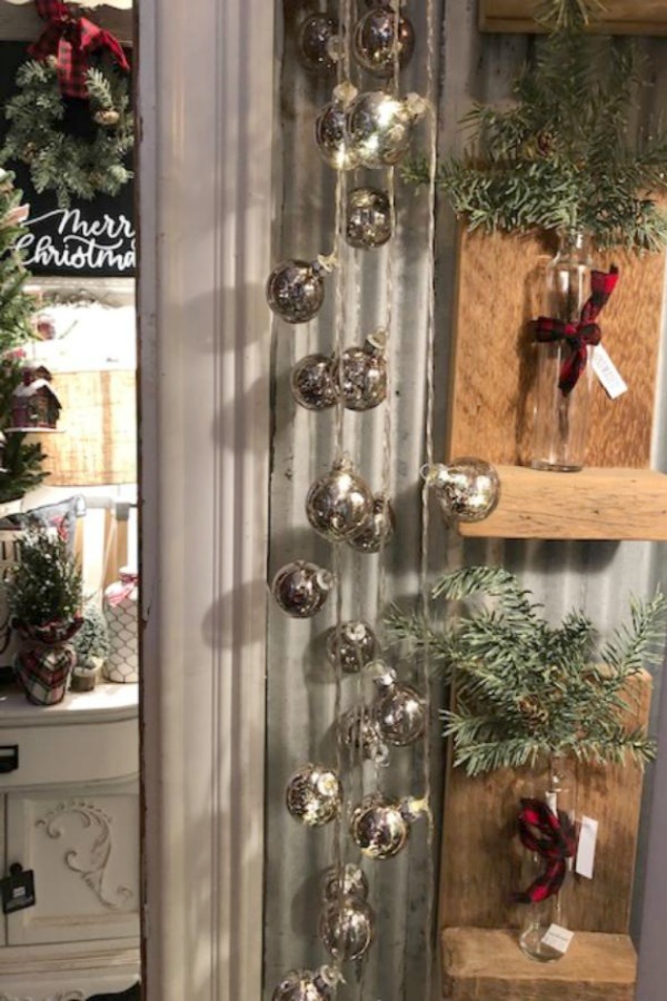 Farmhouse Christmas decor inspiration from Urban Farmgirl shop. Photo: Hello Lovely Studio. Rustic, country Christmas decorating ideas and holiday gifts for farmhouse Christmas lovers. #hellolovelystudio #farmhousechristmas #christmasdecor
