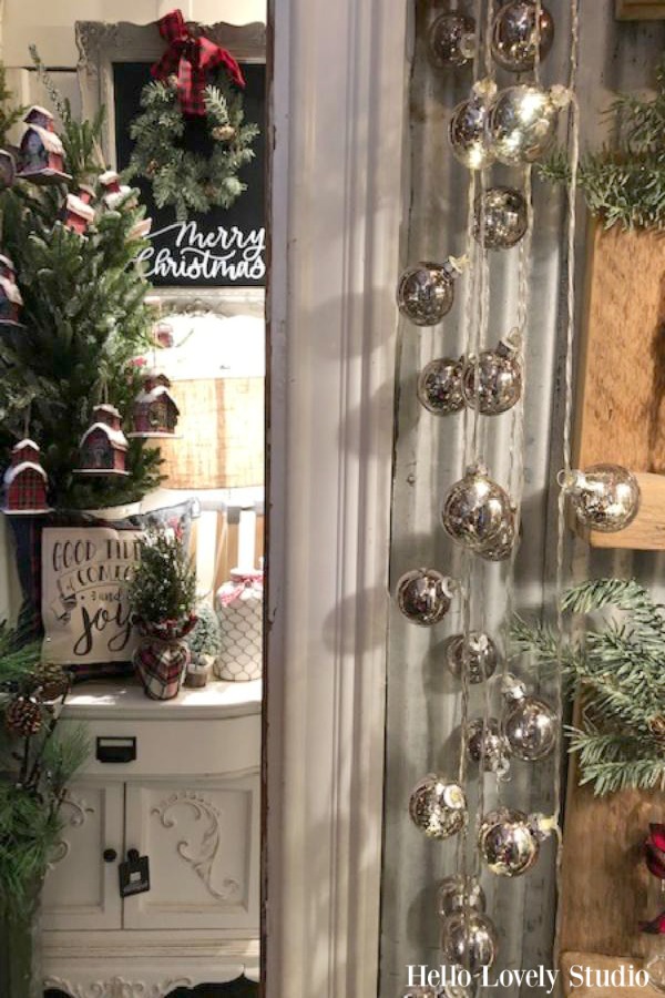 Farmhouse Christmas decor inspiration from Urban Farmgirl shop. Photo: Hello Lovely Studio. Rustic, country Christmas decorating ideas and holiday gifts for farmhouse Christmas lovers. #hellolovelystudio #farmhousechristmas #christmasdecor