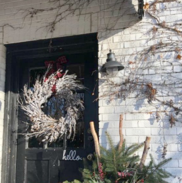 Farmhouse Christmas decor inspiration from Urban Farmgirl shop. Photo: Hello Lovely Studio. Rustic, country Christmas decorating ideas and holiday gifts for farmhouse Christmas lovers. #hellolovelystudio #farmhousechristmas #christmasdecor