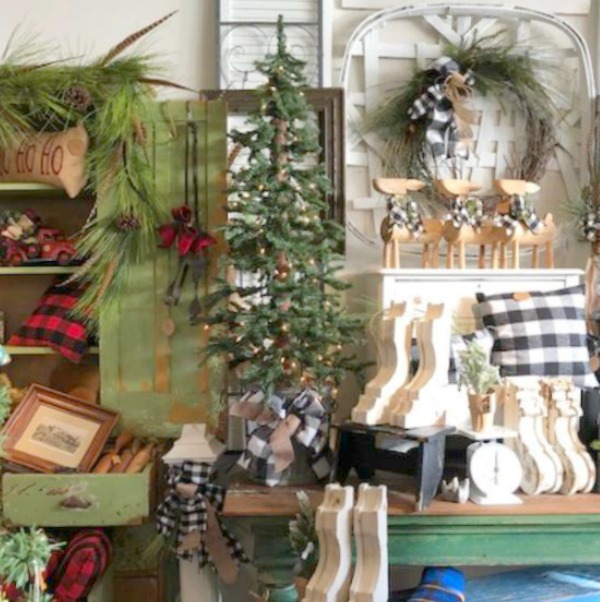 Vintage Christmas decorating ideas and inspiration from the magical shop, Trove. Hello Lovely Studio. #hellolovelystudio #christmasdecor #countrychristmas #vintagechristmas #farmhousechristmas