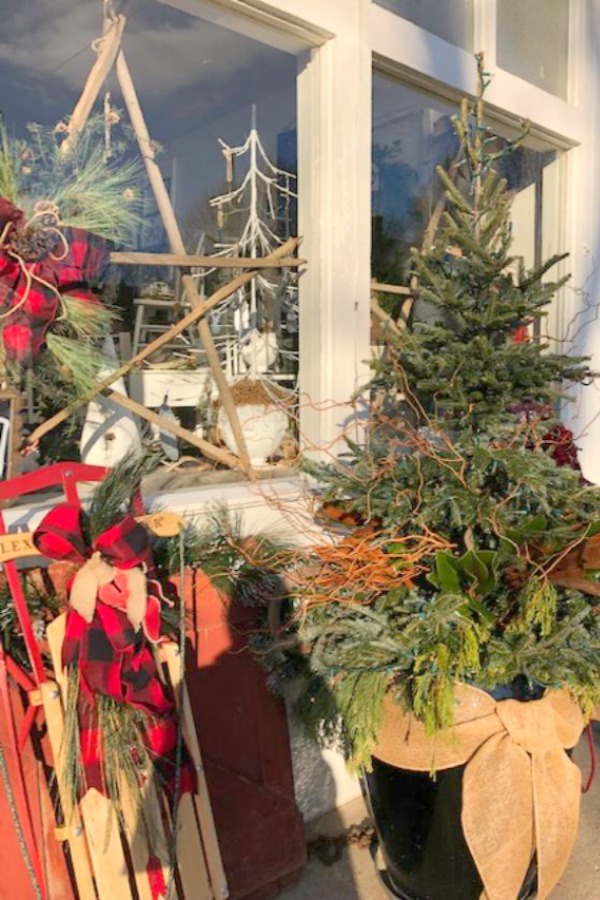 Vintage Christmas decorating ideas and inspiration from the magical shop, Trove. Hello Lovely Studio. #hellolovelystudio #christmasdecor #countrychristmas #vintagechristmas #farmhousechristmas