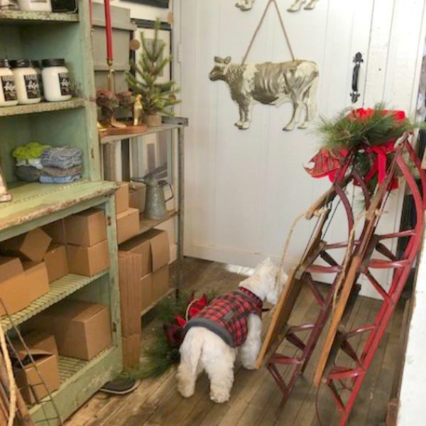 Vintage Christmas decorating ideas and inspiration from the magical shop, Trove. Hello Lovely Studio. #hellolovelystudio #christmasdecor #countrychristmas #vintagechristmas #farmhousechristmas