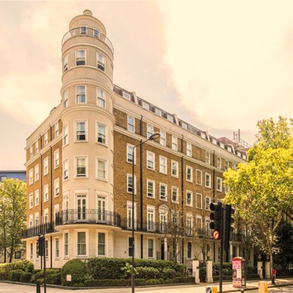 Beautiful exterior of Fitzclarence House building in Holland Park.