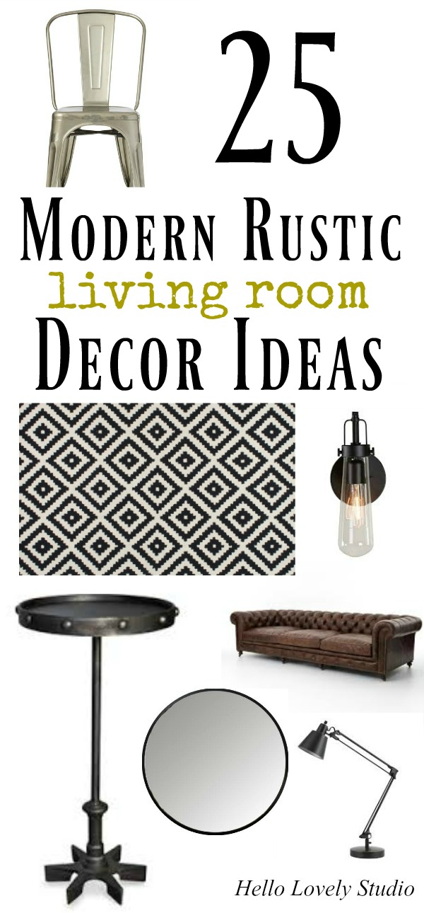 Modern farmhouse rustic decor ideas from Hello Lovely Studio. #hellolovelystudio #modernfarmhouse #livingroom #decorideas