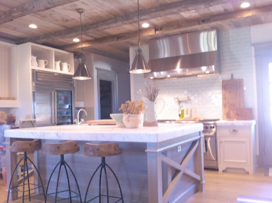 Kitchen. Breathtaking French cottage in Utah by Desiree Ashworth of Decor de Provence. French country interior design inspiration awaits in this house tour with rustic decor, Gustavian influences, and European country charm! #frenchcottage #frenchcountry #interiordesign