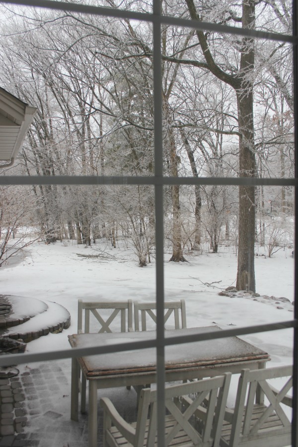 Hello Lovely Studio.Right Where I Am: Peace From Winter Trees. Personal Reflections on a February Morning in the Garden. #spirituality #hellolovelystudio #wintertrees #wisdom #faith