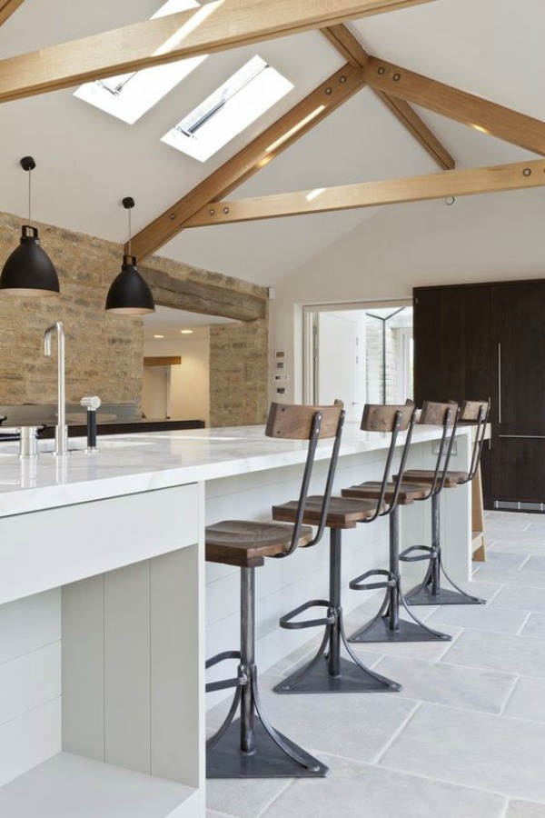 Bespoke kitchen with urban rustic style in Cotswolds by Artichoke.