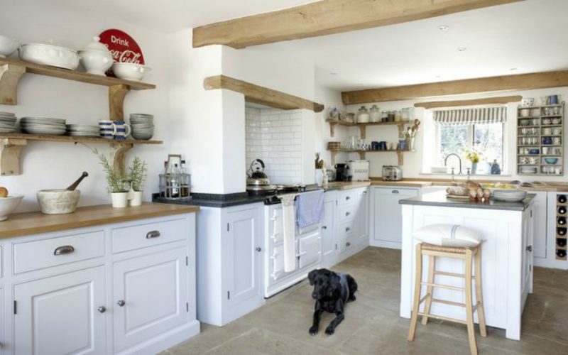 Rustic French Nordic Cottage Interiors in Cotswolds - Hello Lovely