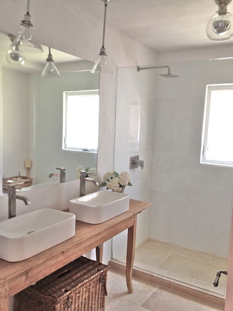 Beautiful European inspired bathroom by Giannetti Home.