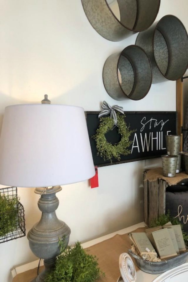 Farmhouse decor at Urban Farmgirl.