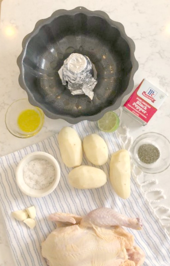 Easy Roast Chicken in a Bundt Pan With Lime & Thyme