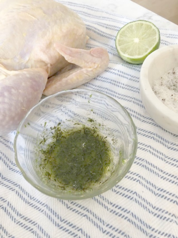 Easy Roast Chicken in a Bundt Pan With Lime & Thyme