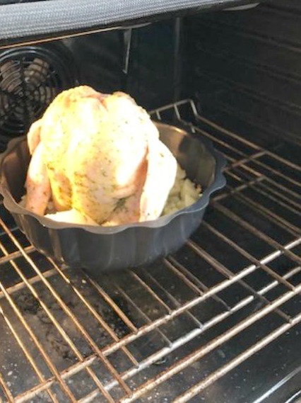 Easy Roast Chicken in a Bundt Pan With Lime & Thyme