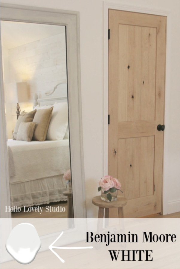 My French Nordic bedroom with alder doors. Come read: Hot Mess House Cassandra Aarsen Interview & 8 Surprising Decluttering Lessons! #hellolovelystudio #homeorganization #cassandraaarsen #hotmesshouse #organizationexpert