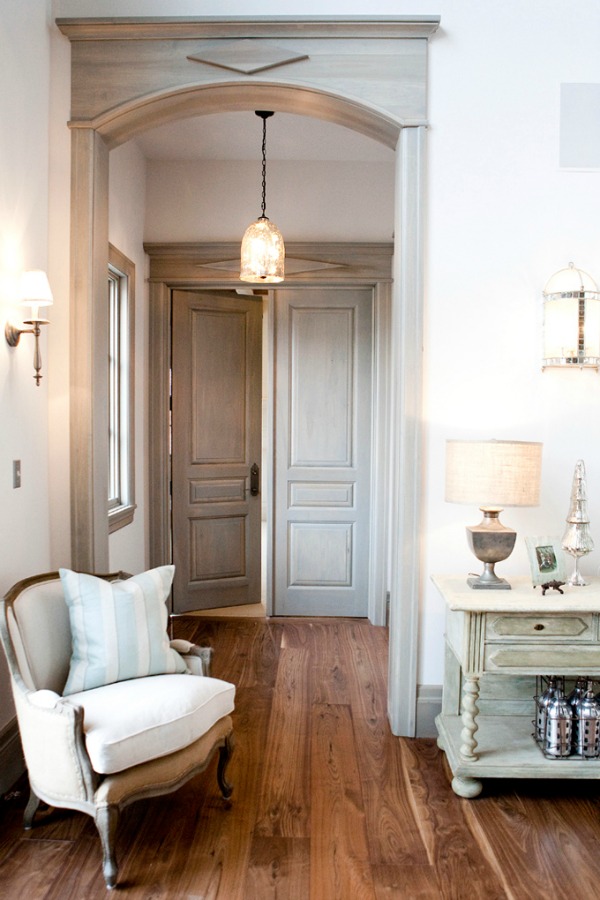 Magnificent French country and French Gustavian home decor inspiration in a house designed by Desiree Ashworth. Come tour French Fantasy House Build: A Timeless Tranquil Home Favorite!
