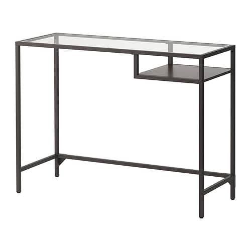 Vittsjo laptop table in brown/black from Ikea