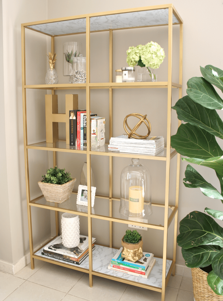 Vittsjo Ikea hack from House of Hawkes. 11 Super Simple Ikea Hacks for Vittsjo Desk & Shelf!