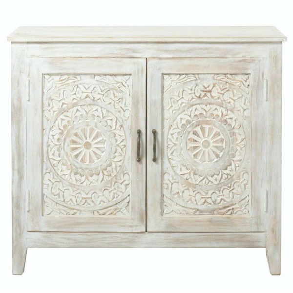 Chennai White Wash Nightstand from The Home Decorators Collection at The Home Depot.