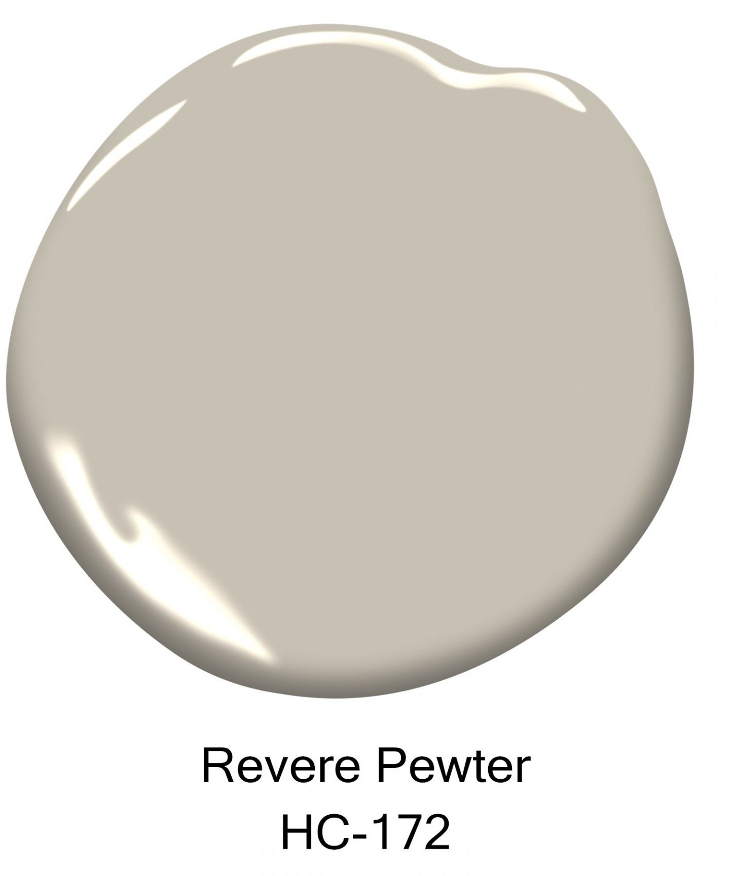 Revere Pewter by Benjamin Moore paint color.