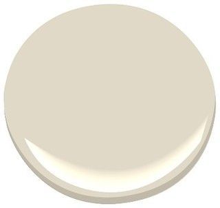 BENJAMIN MOORE White Sand paint color.