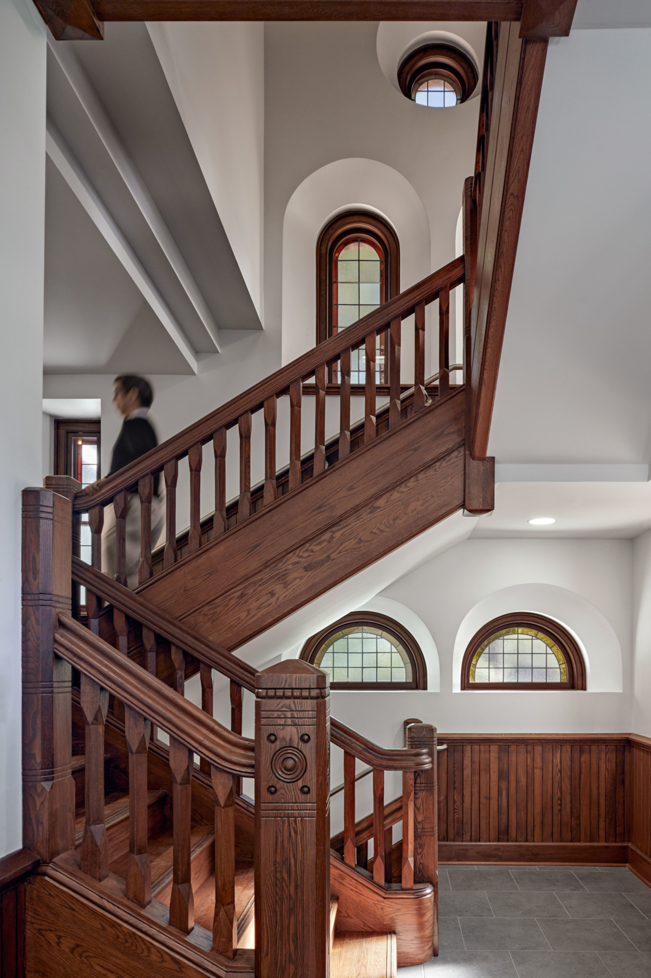 Old Chapel UMASS Amherst - 1884 Richardsonian Romanesque Revival style 19th century building with renovation by Finegold Alexander Architects, Inc. in 2015.