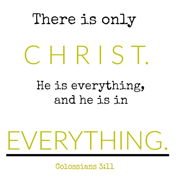 Colossians scripture about Christ - inspirational quote on Hello Lovely Studio.