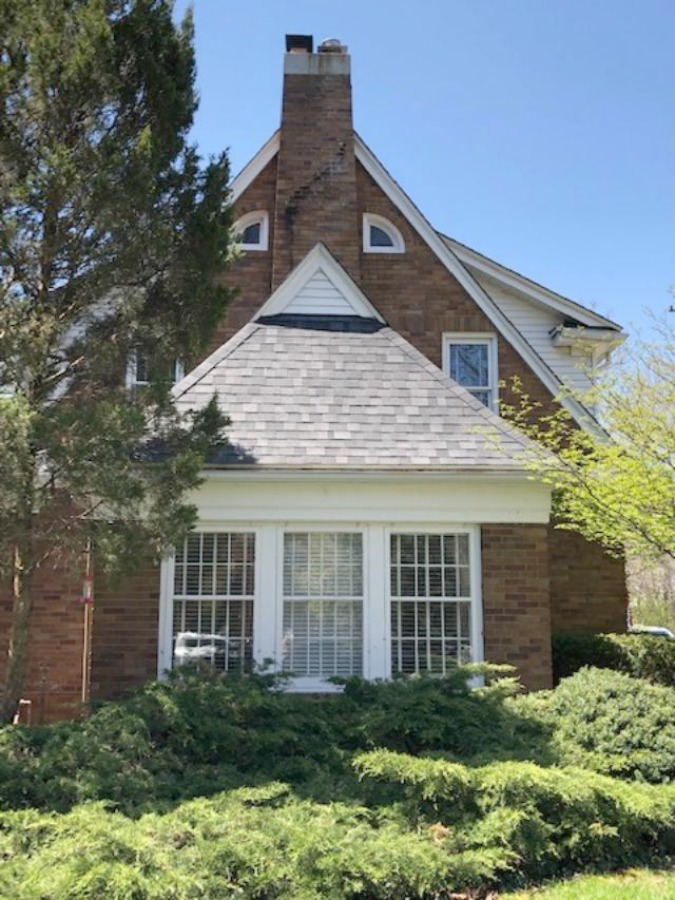 Charming vintage home exterior in Spring. Hello Lovely Studio.