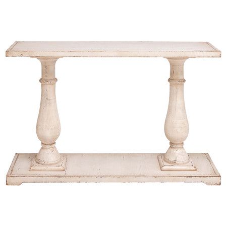 Alexander Console Table - a shabby chic yet classic vintage style table to add character and chic.