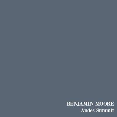 Andes Summit by Benjamin Moore paint color.