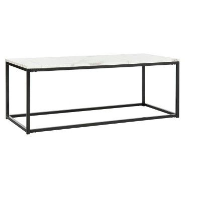 Safavieh coffee table with black base at Target 