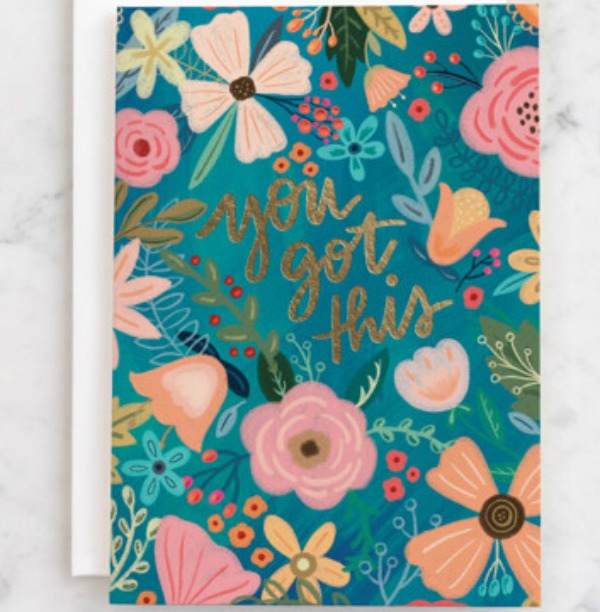 Floral greeting card designed by Noonday Design at Minted