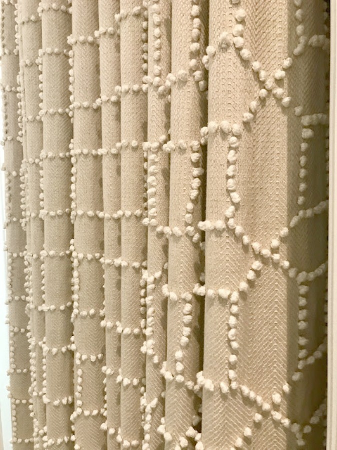 Curtain detail. 2018 Southeastern Designer Showhouse in Atlanta. Photo: Sherry Hart.