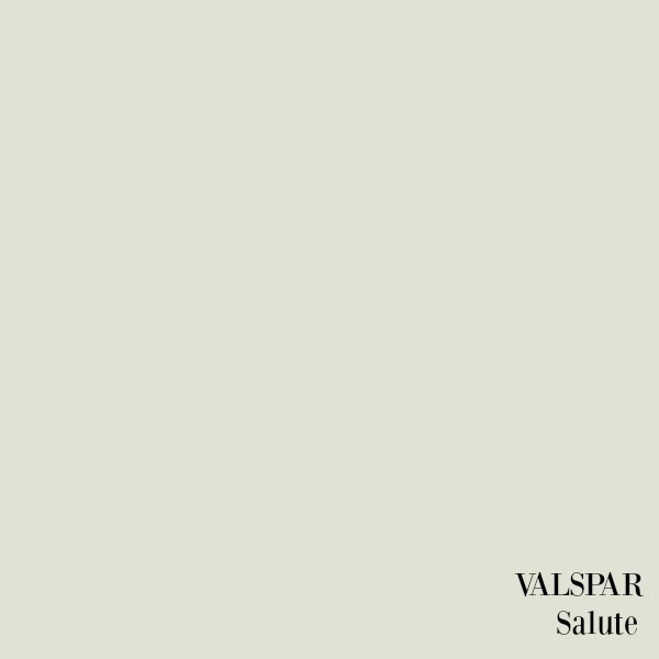 Valspar Salute paint color. Shop my kitchen and find a helpful resource Guide For a Decidedly Simple Serene Grey Kitchen in Arizona!