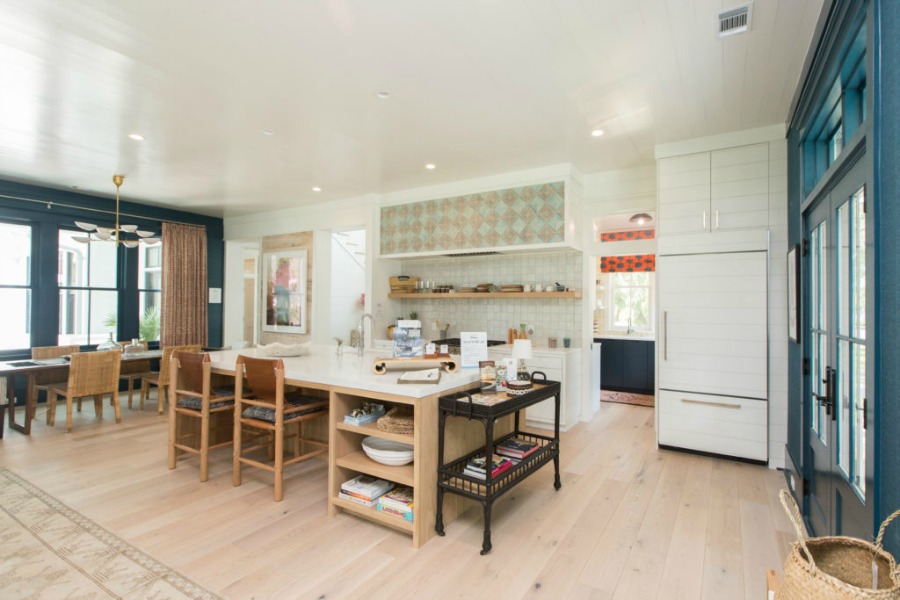 Kitchen in Modern Coastal Cottage Interior Design Inspiration in 2018 Coastal Living Idea House. Design by Jenny Keenan and architecture by Eric Moser.