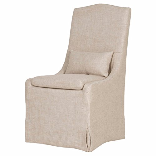 Marklaine French Linen Slipcovered Dining Chair.