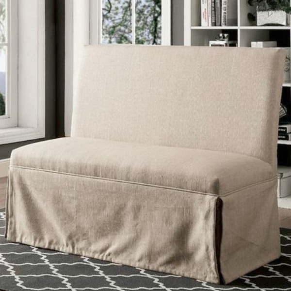 Trost Linen Upholstered Bench.When You Need the Perfect Linen Slipcovered Chairs & Linen Upholstered Seating...certainly a lovely collection of options indeed.