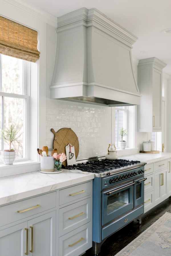 Timeless Tranquil White Grey Kitchen Tour Hello Lovely