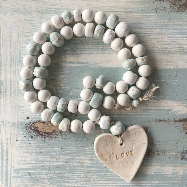 Heart Rosary by Laura Venosa.Shabby Chic Couture Design Inspiration from Rachel Ashwell!