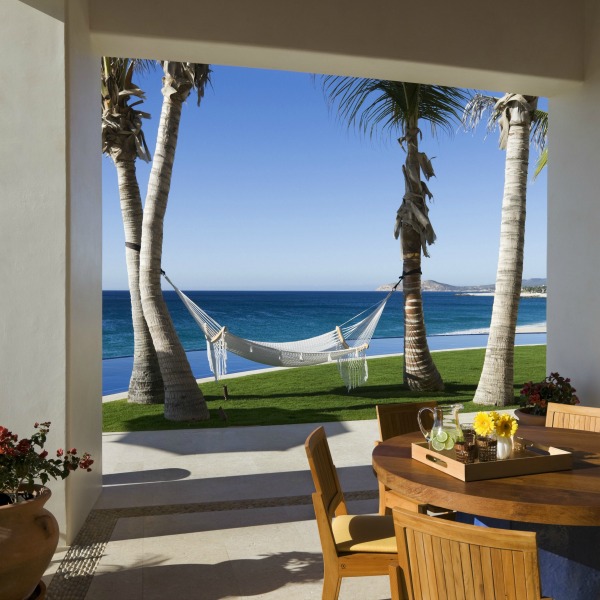 Amazing oceanside patio and design by Ike Kligerman Barkley on Hello Lovely Studio.
