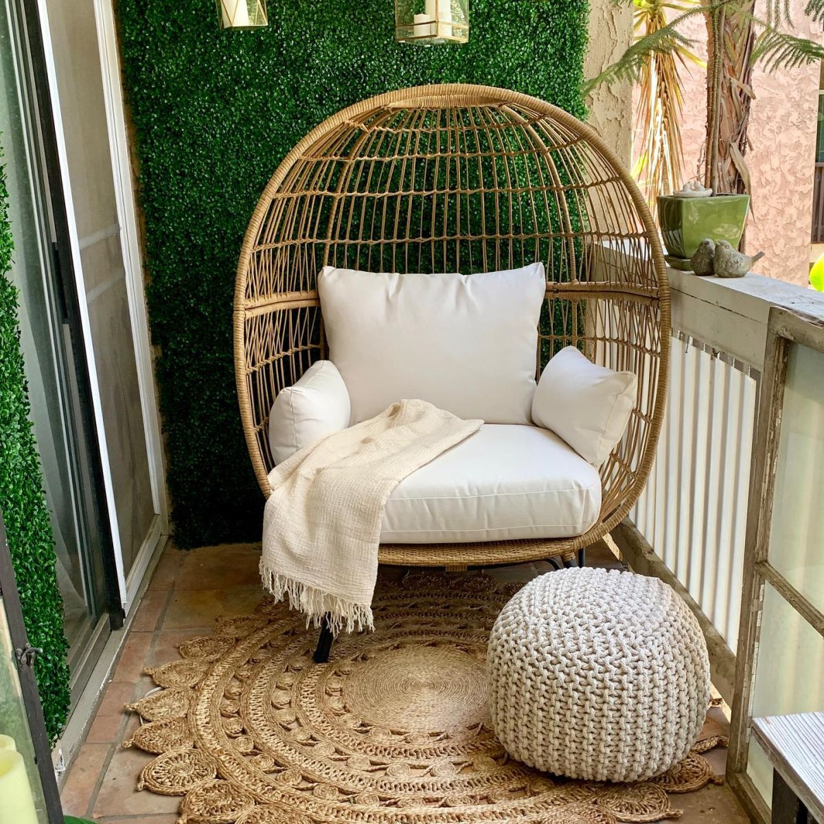 Southport Patio Egg Chair from Taget - photo from My Little French Venue.