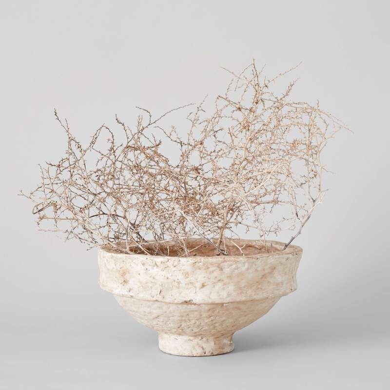 Paper Mache Bowl, Bloomist