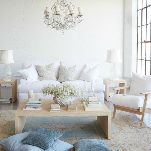 Shabby chic living room designed by Rachel Ashwell.