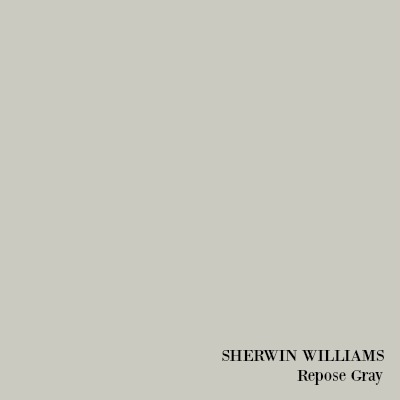 Sherwin Williams Repose Gray.