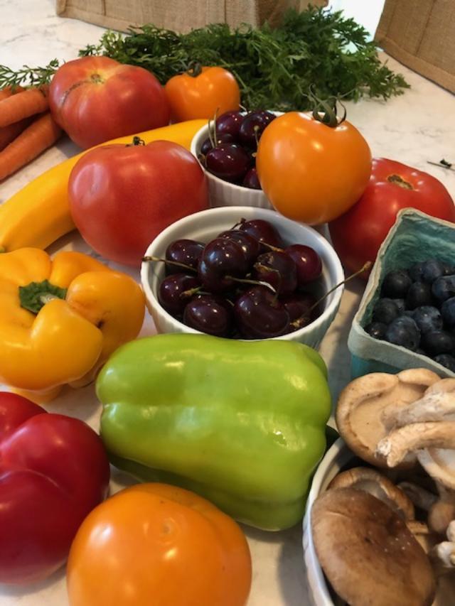 7 Little Life Hacks for Coping With Chronic Illness...in case you need a bit of encouragement. Colorful fruits and vegetables from the Farmer's market - Hello Lovely Studio. #farmersmaket