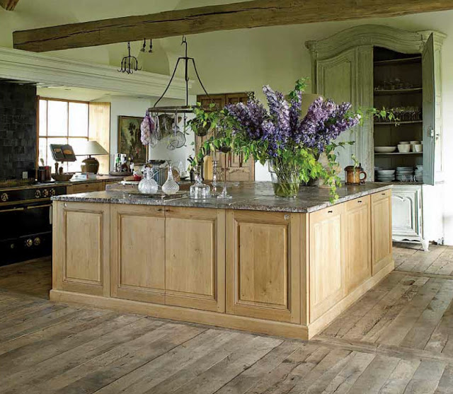 Exquisite Belgian kitchen of Brigitte Garnier, an antiques dealer and owner of The Little Monastery near Bruges.