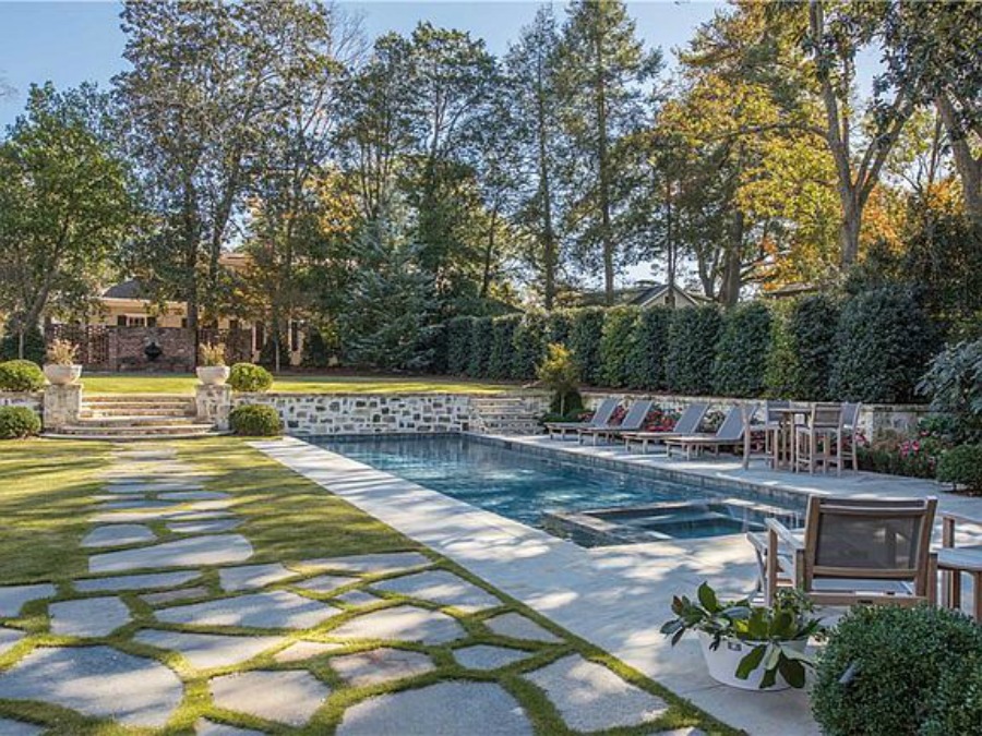 Elegant historic home with Old World style and beautifully classic European inspired interiors in Marietta Georgia was built for the Kennedy-DuPre family. See more in Historic English Tudor House Tour on Hello Lovely Studio.