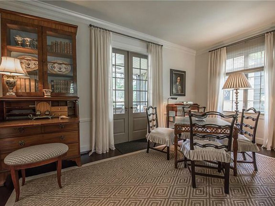 Historic English Tudor House Tour Entry Living Room