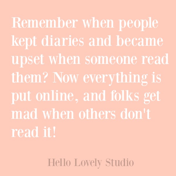 Inspirational quote, funny quote, and humor on Hello Lovely Studio. #quotes