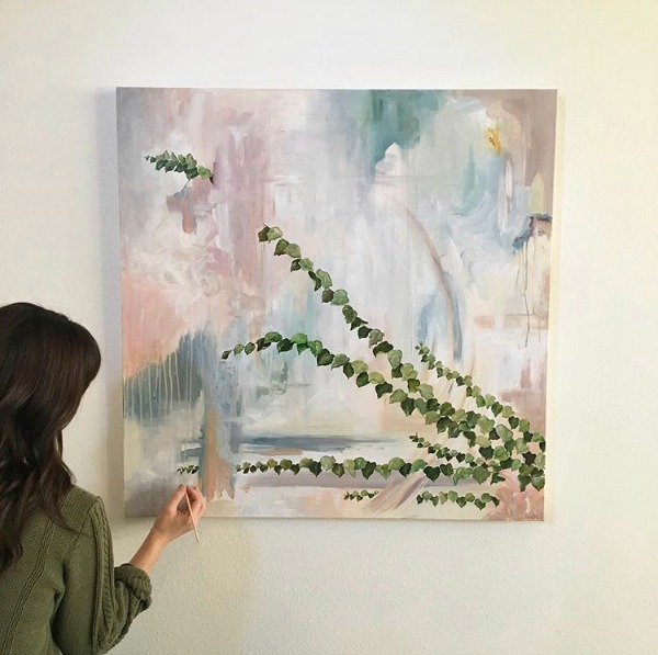 New Orleans artist Rebekah May is a painter with work exploring the imaginative convergence of nature and abstraction, reality and surrealism. See her beautiful paintings.exhibited at Claire Thriffiley Gallery.